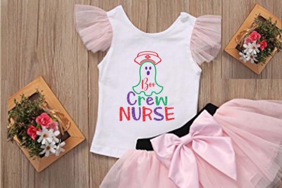 Boo Nurse Crew Svg: A Charming Addition for Embroidery Projects