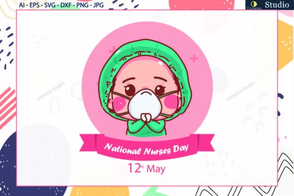 Celebrating Nurses with Nurse Day, International SVG