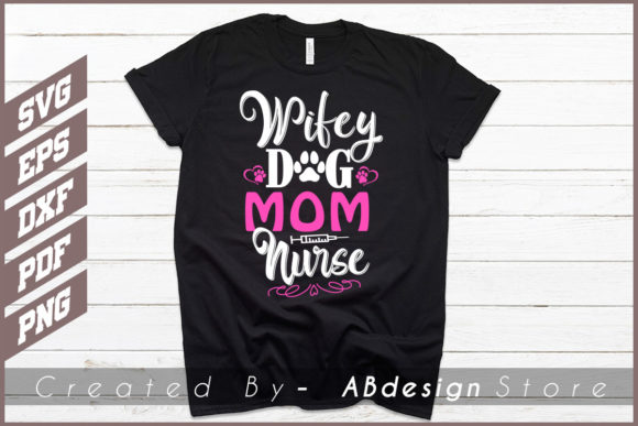 Dog Nurse Lover's SVG T-Shirt Design