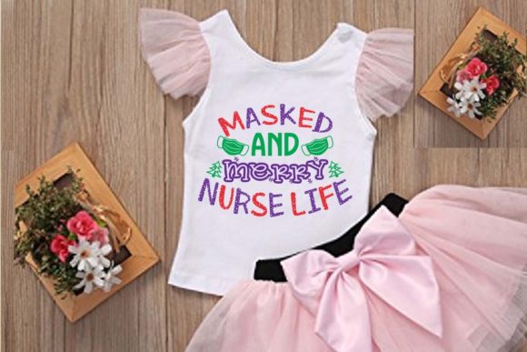 Masked and Merry Nurse Life SVG: A Designer's Review