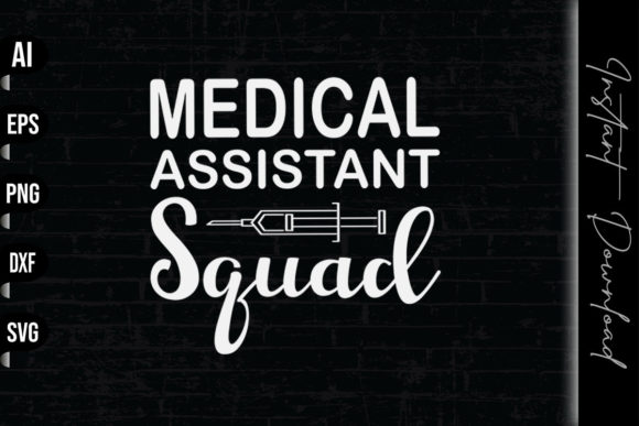 Medical Assistant Squad: A Versatile Design for Embroidery