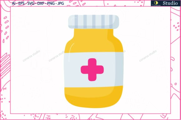 Medical Bottle Medicine Svg: A Versatile Embroidery Design