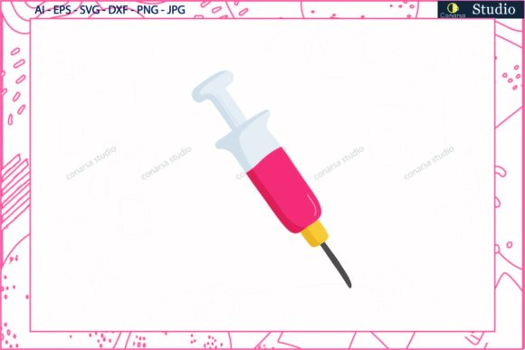 Medical Injections Svg: A Versatile Design for Embroidery