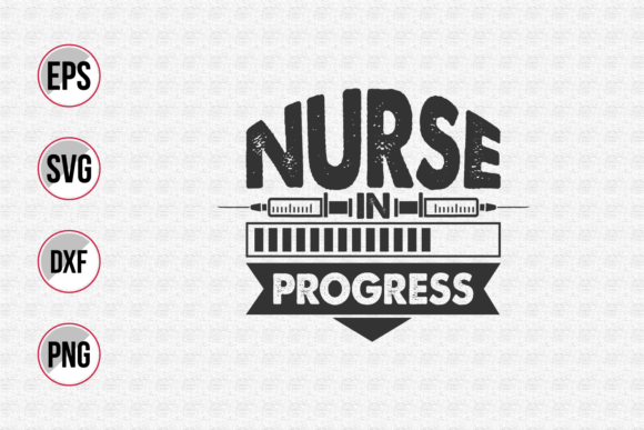 Nurse in Progress Svg. for Embroidery