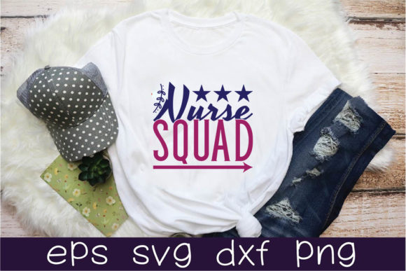 Nurse Squad: A Heartfelt SVG Design for Embroidery