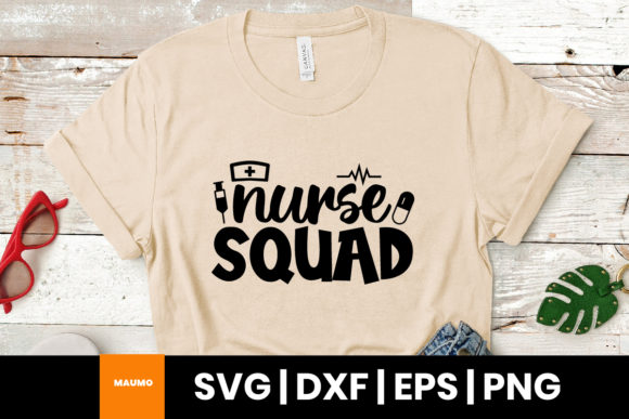 Nurse Squad Svg Quote: A Stylish Embroidery Design