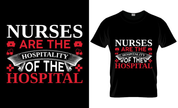 Nurse T-Shirt Design Vector Graphic 16