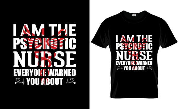 Nurse T-Shirt Design Vector Graphic 32