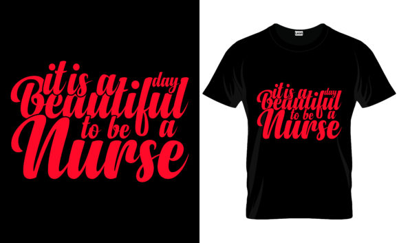Nurse T-Shirt Design Vector Graphic 7