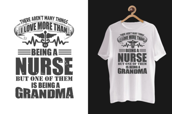 Nurse Typography Svg T Shirt for Embroidery