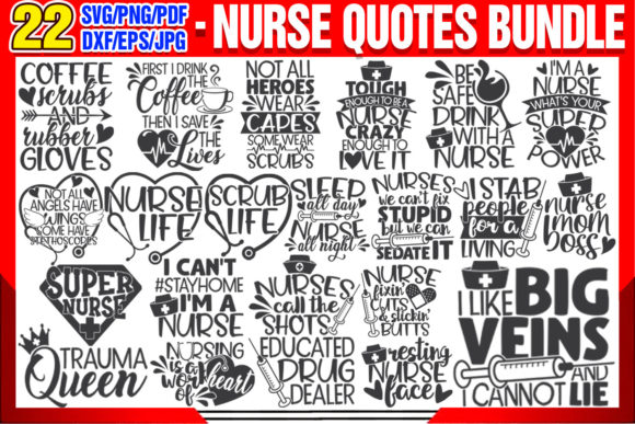 Review: Bundle 22 Designs Nurse Quotes SVG